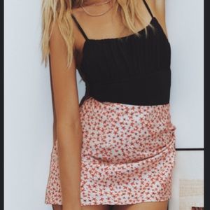 2/$15 Joan printed mini skirt